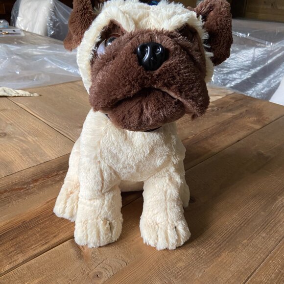 Pug Plush,  Pug Stuffed Animal, Dog Plush Toy, - Picture 2 of 8